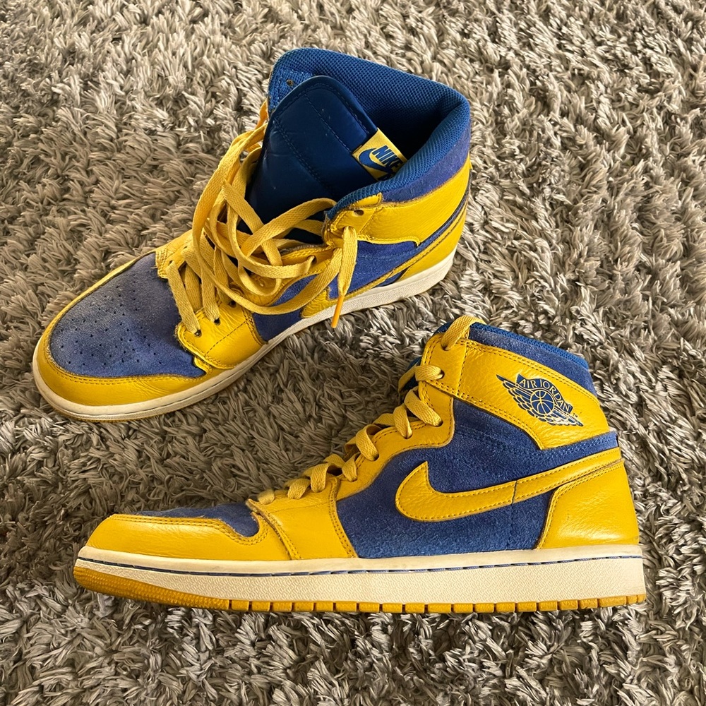 Blue Suede Jordan 1’s